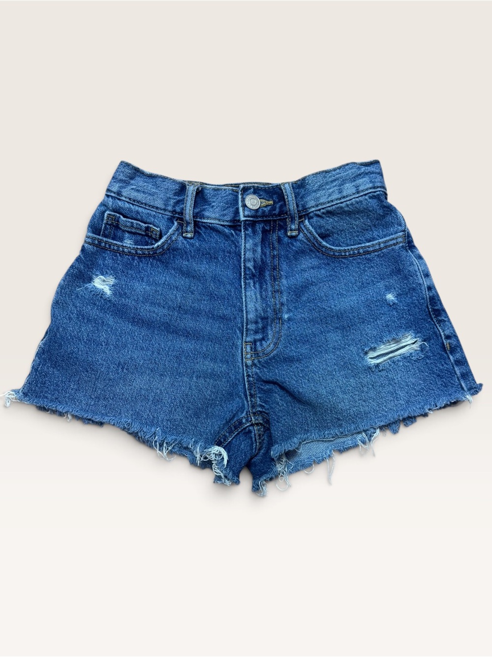 PacSun Distressed High Rise Denim Cutoff Shorts Size 22